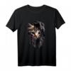 Katzen Motiv Kunst T-Shirt - Ich Liebe Katze, Hauskatze & Miau Design für Katzenliebhaber und Katzenbesitzer