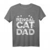 Bengal Katze Dad T-Shirt – Perfektes Geschenk für Katzenliebhaber und stolze Bengal Eltern
