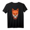 Fuchs - Low Poly Geometrisches T-Shirt für Tierliebhaber, Kinder & Erwachsene – Perfektes Geschenk für Fuchs-Fans zu Geburtstag, Weihnachten & mehr