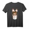 Süßes Kaninchen Hase Ostern Leopard Year of the Rabbit Bunny T-Shirt – Lustiges Geschenk für Hasen- und Karnickelliebhaber zu Ostern, Geburtstag & Weihnachten