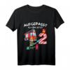 Kinder Geburtstag T-Shirt Feuerwehr - Aufgepasst ich bin jetzt 2 Jahre, lustiges Geburtstagsgeschenk für Jungen, die Feuerwehrautos lieben