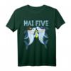 Lustiges Hai T-Shirt mit Wortspiel 'Hai Five' – Perfektes Geschenk für Fisch- und Meeresfans, Freunde & Humorliebhaber