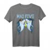 Lustiges Hai T-Shirt mit Wortspiel 'Hai Five' – Perfektes Geschenk für Fisch- und Meeresfans, Freunde & Humorliebhaber
