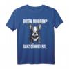 Guten Morgen Ganz Dünnes Eis Französische Bulldogge Hund T-Shirt – Lustiges Spruchshirt für Morgenmuffel, Büro, Home Office & Hundeliebhaber