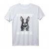 Guten Morgen Ganz Dünnes Eis Französische Bulldogge Hund T-Shirt – Lustiges Spruchshirt für Morgenmuffel, Büro, Home Office & Hundeliebhaber