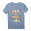 Kinder Wild Frech & Endlich 3 Jahre Zoo Geburtstagsshirt – Lustiges Geschenk für Mädchen und Jungen zum Geburtstag