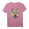 Splash Hund Berger de Picardie T-Shirt - Buntes Hunde Design, Perfekt als Geschenk für Hunde Fans und Hundebesitzer