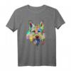Splash Hund Berger de Picardie T-Shirt - Buntes Hunde Design, Perfekt als Geschenk für Hunde Fans und Hundebesitzer