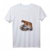 Damen Berglöwe Puma Wildkatze Panther T-Shirt mit V-Ausschnitt – Perfektes Geschenk für Tierliebhaber und Naturliebhaber