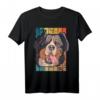 Vintage Berner Sennenhund T-Shirt mit niedlichem Hundemotiv – Klassisch geschnitten, perfekt für Hundeliebhaber & Vintage-Design-Fans