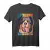 Vintage Berner Sennenhund T-Shirt mit niedlichem Hundemotiv – Klassisch geschnitten, perfekt für Hundeliebhaber & Vintage-Design-Fans
