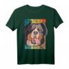 Vintage Berner Sennenhund T-Shirt mit niedlichem Hundemotiv – Klassisch geschnitten, perfekt für Hundeliebhaber & Vintage-Design-Fans