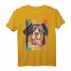 Vintage Berner Sennenhund T-Shirt mit niedlichem Hundemotiv – Klassisch geschnitten, perfekt für Hundeliebhaber & Vintage-Design-Fans
