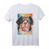 Vintage Berner Sennenhund T-Shirt mit niedlichem Hundemotiv – Klassisch geschnitten, perfekt für Hundeliebhaber & Vintage-Design-Fans
