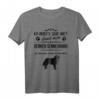 Ich arbeite sehr hart... lustiges Berner Sennenhund T-Shirt – Geschenk für Hundeliebhaber, Hundebesitzer & Hundezüchter zu Weihnachten, Geburtstag & mehr