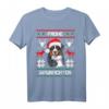 Berner Sennenhund Frohe Waunachten T-Shirt - Festliches Hundemotiv für Weihnachtsfans & Hundeliebhaber