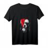 Damen Lustiges Berner Sennenhund Weihnachtsmann T-Shirt mit V-Ausschnitt – Perfektes Geschenk für Hundeliebhaber und Berner Sennenhund Fans zu Weihnachten