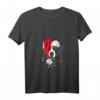 Damen Lustiges Berner Sennenhund Weihnachtsmann T-Shirt mit V-Ausschnitt – Perfektes Geschenk für Hundeliebhaber und Berner Sennenhund Fans zu Weihnachten