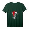 Damen Lustiges Berner Sennenhund Weihnachtsmann T-Shirt mit V-Ausschnitt – Perfektes Geschenk für Hundeliebhaber und Berner Sennenhund Fans zu Weihnachten