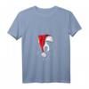 Damen Lustiges Berner Sennenhund Weihnachtsmann T-Shirt mit V-Ausschnitt – Perfektes Geschenk für Hundeliebhaber und Berner Sennenhund Fans zu Weihnachten