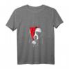 Damen Lustiges Berner Sennenhund Weihnachtsmann T-Shirt mit V-Ausschnitt – Perfektes Geschenk für Hundeliebhaber und Berner Sennenhund Fans zu Weihnachten