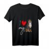 Berner Sennenhund T-Shirt mit V-Ausschnitt für Damen & Herren – Klassisch, bequem & perfekt für Hundeliebhaber