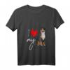 Berner Sennenhund T-Shirt mit V-Ausschnitt für Damen & Herren – Klassisch, bequem & perfekt für Hundeliebhaber