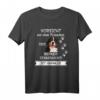 Vorsicht vor dem Frauchen der Berner Sennenhund ist harmlos T-Shirt – Lustiges Hundegeschenk für Hundehalter, Züchter & Hundeliebhaber