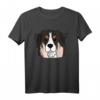Berner Sennenhund Mollige Wangen T-Shirt – Lustiges Hundeshirt für Hundeliebhaber, Bouvier Bernois Besitzer & Geburtstagsgeschenk