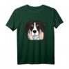 Berner Sennenhund Mollige Wangen T-Shirt – Lustiges Hundeshirt für Hundeliebhaber, Bouvier Bernois Besitzer & Geburtstagsgeschenk