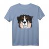 Berner Sennenhund Mollige Wangen T-Shirt – Lustiges Hundeshirt für Hundeliebhaber, Bouvier Bernois Besitzer & Geburtstagsgeschenk