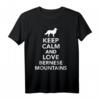 Keep calm HapFrog T-Shirt für Hundebesitzer – Lustiges Geschenk zum Ehrentag mit Hundemotiv, klassisch geschnitten