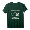 Damen Hundepfote Welpe Hund Pfötchen Herz Mama Berner Sennenhund T-Shirt – Perfektes Geschenk für Hundeliebhaberinnen und Hundemütter