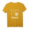 Damen Hundepfote Welpe Hund Pfötchen Herz Mama Berner Sennenhund T-Shirt – Perfektes Geschenk für Hundeliebhaberinnen und Hundemütter