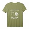 Damen Hundepfote Welpe Hund Pfötchen Herz Mama Berner Sennenhund T-Shirt – Perfektes Geschenk für Hundeliebhaberinnen und Hundemütter