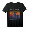 PEW PEW MADAFAKAS Berner Sennenhund T-Shirt - Lustiges Hundemotiv Shirt für Damen und Herren als Geschenkidee