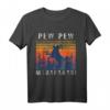 PEW PEW MADAFAKAS Berner Sennenhund T-Shirt - Lustiges Hundemotiv Shirt für Damen und Herren als Geschenkidee