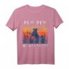 PEW PEW MADAFAKAS Berner Sennenhund T-Shirt - Lustiges Hundemotiv Shirt für Damen und Herren als Geschenkidee