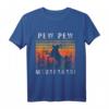PEW PEW MADAFAKAS Berner Sennenhund T-Shirt - Lustiges Hundemotiv Shirt für Damen und Herren als Geschenkidee