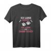 Damen Gassi Hund Hunde Pfoten T-Shirt - Lustiges Spruchshirt für Hundebesitzerinnen & Tierliebhaberinnen