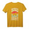 Bichons Frises Make Me Happy You Not So Much Retro Hundeliebhaber T-Shirt – Lustiges Vintage Design für Hundeliebhaber und Tierfreunde