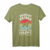 Bichons Frises Make Me Happy You Not So Much Retro Hundeliebhaber T-Shirt – Lustiges Vintage Design für Hundeliebhaber und Tierfreunde