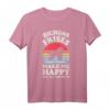 Bichons Frises Make Me Happy You Not So Much Retro Hundeliebhaber T-Shirt – Lustiges Vintage Design für Hundeliebhaber und Tierfreunde