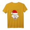 Bichon Frise Ugly Christmas Dog Santa Hat Xmas Langarmshirt für Kinder & Hunde-Liebhaber – Lustiges Weihnachtsgeschenk für Kids, Teens & Familie