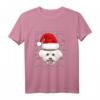 Bichon Frise Ugly Christmas Dog Santa Hat Xmas Langarmshirt für Kinder & Hunde-Liebhaber – Lustiges Weihnachtsgeschenk für Kids, Teens & Familie