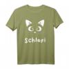 Schlafi Katze T-Shirt für Katzenliebhaber – Witziges Geschenk für Geburtstage, Weihnachten & alle Katzenfreunde