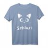 Schlafi Katze T-Shirt für Katzenliebhaber – Witziges Geschenk für Geburtstage, Weihnachten & alle Katzenfreunde