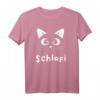 Schlafi Katze T-Shirt für Katzenliebhaber – Witziges Geschenk für Geburtstage, Weihnachten & alle Katzenfreunde