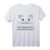 Lustiges Katzen T-Shirt mit Spruch - 80 % Baumwolle, 20 % Katzenhaare - Perfektes Geschenk für Katzenliebhaber und Tierbesitzer