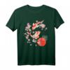 Cherry Blossom Koi Karpfen Fisch Japanisches Grafik T-Shirt – Kulturelle Mode für Japan-Liebhaber, Geschenkidee für Weihnachten & Geburtstag